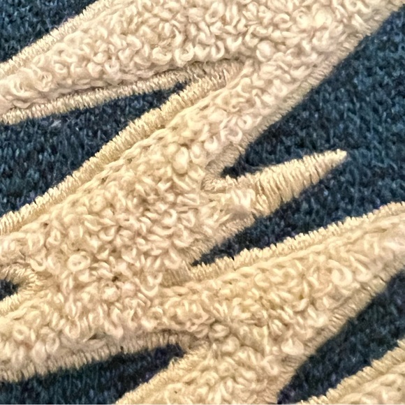 Roots "Outdoors Canada" Womens Blue Green Hoodie Sz M Super Soft interior! - Picture 2 of 9